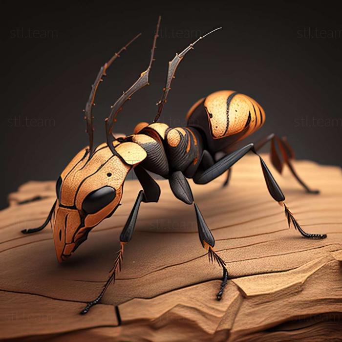 3D модель Camponotus yessensis (STL)